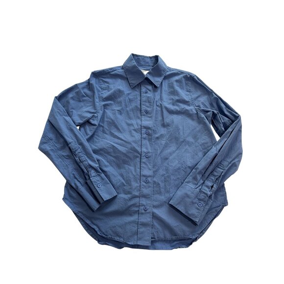 CLOSED Button Front Shirt in Blue - Picture 1 of 5